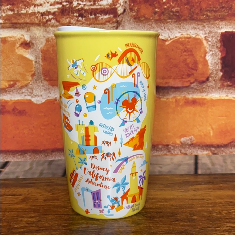Starbucks Disneyland CA Adventure Ceramic Tumbler
